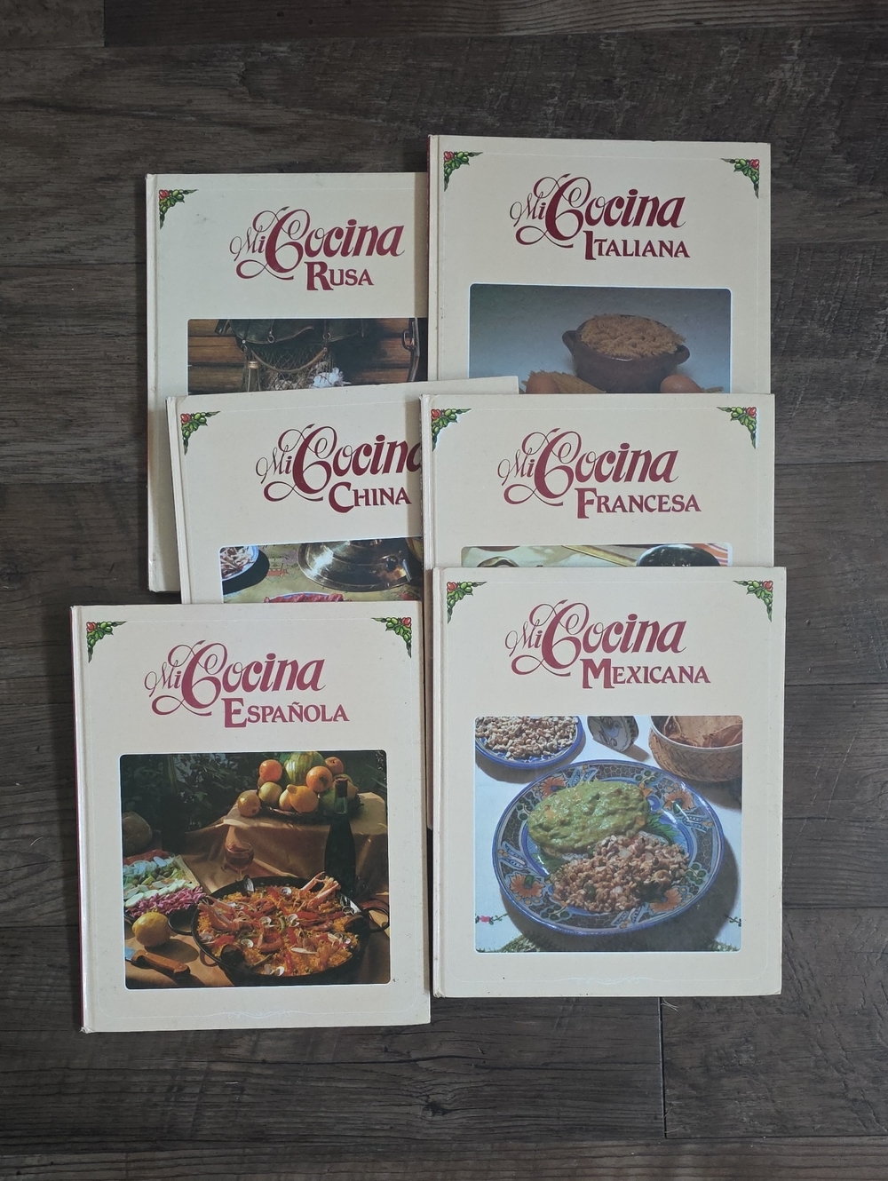 Mi COCINA • Cookbook Collection Hardcover Set Of 6, Spanish
